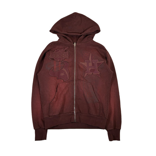Travis Scott Fanatics Fest HOUSTON Exclusive Teams Zip Up Hoodie [USED] - S (Used)
