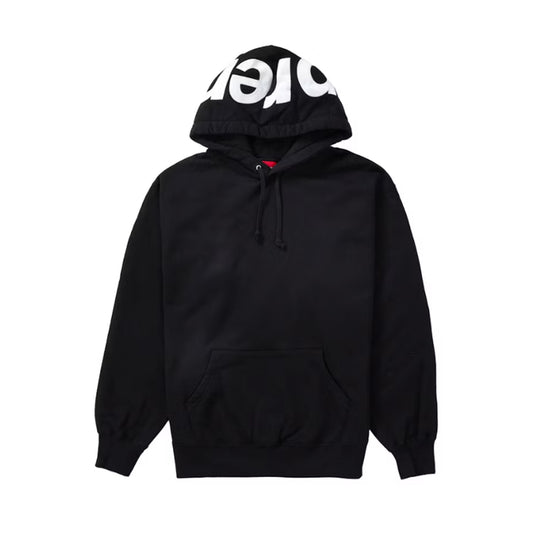 Supreme Contrast Hooded Sweatshirt Black [USED] - L (Used)