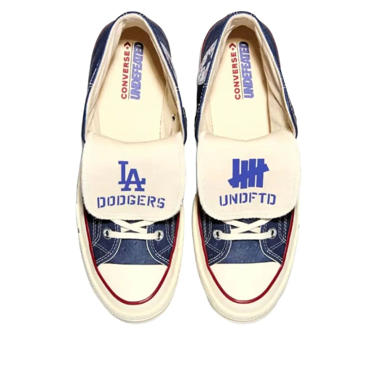 A19846C Converse Chuck Taylor All Star Hi Undefeated x Los Angeles Dodgers Ostrich