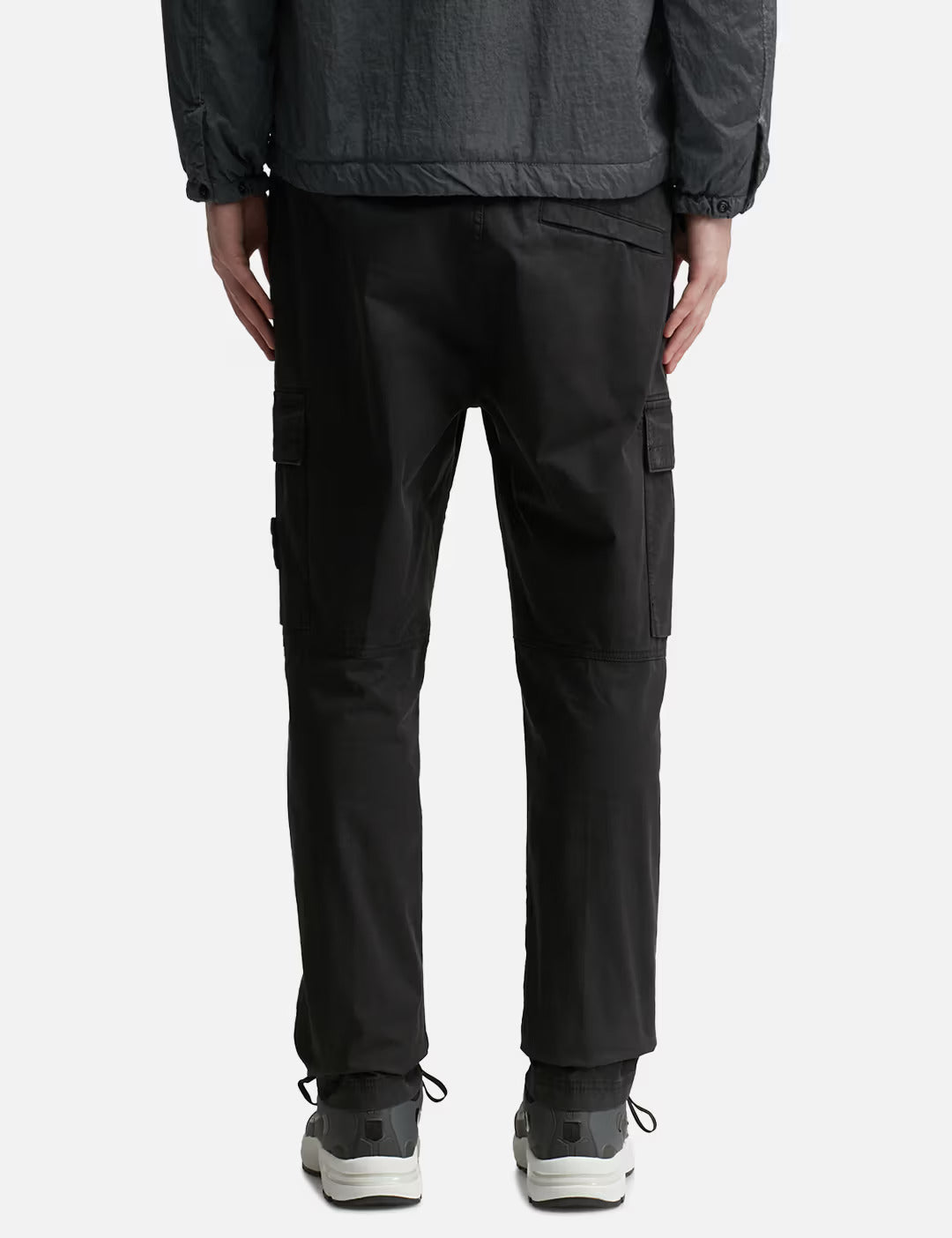 Stone Island Double Pocket Slim Fit Cargo Pants Black [USED] - W36 x 32 (Used)