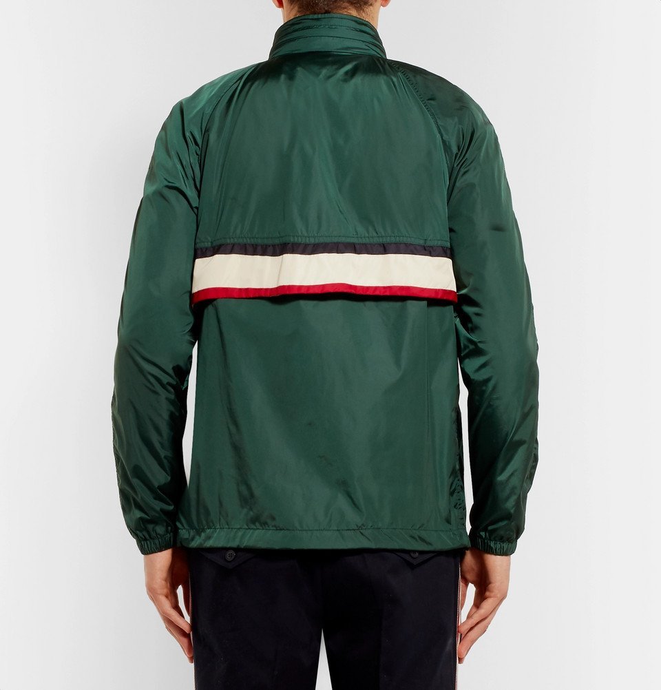 Moncler Genius 2 1952 Allos Contrast Trimmed Nylon Jacket Green