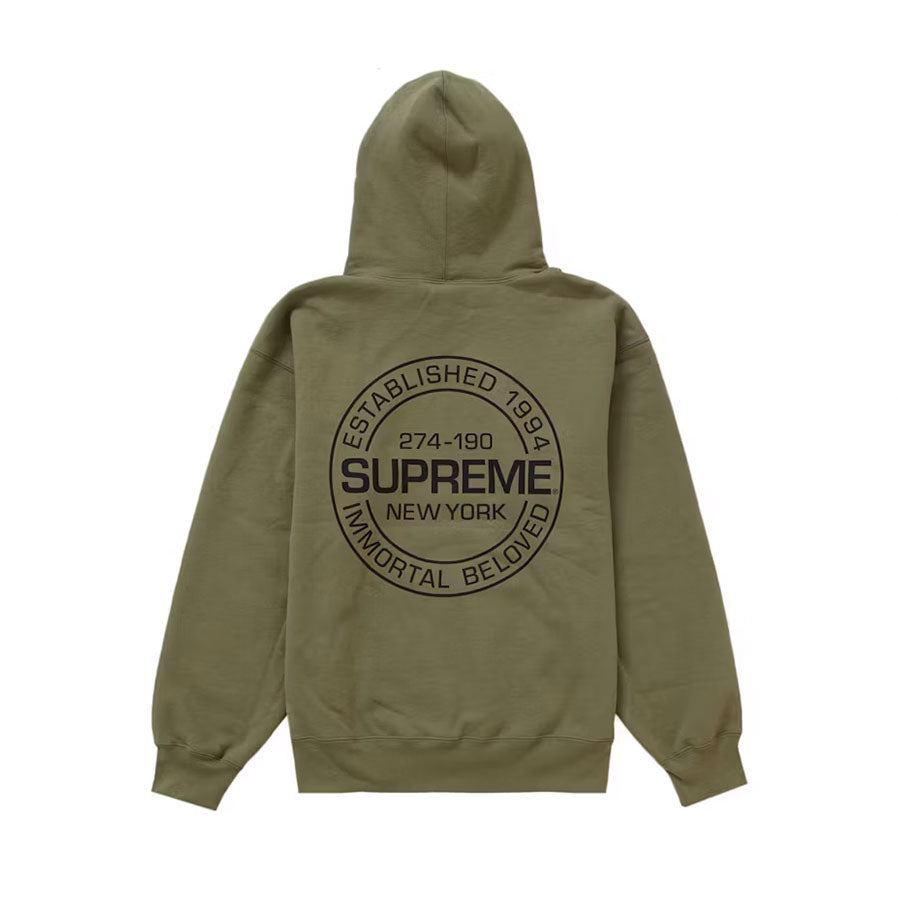 Supreme Immortal Hooded Sweatshirt Light Olive [USED] - S (Used)