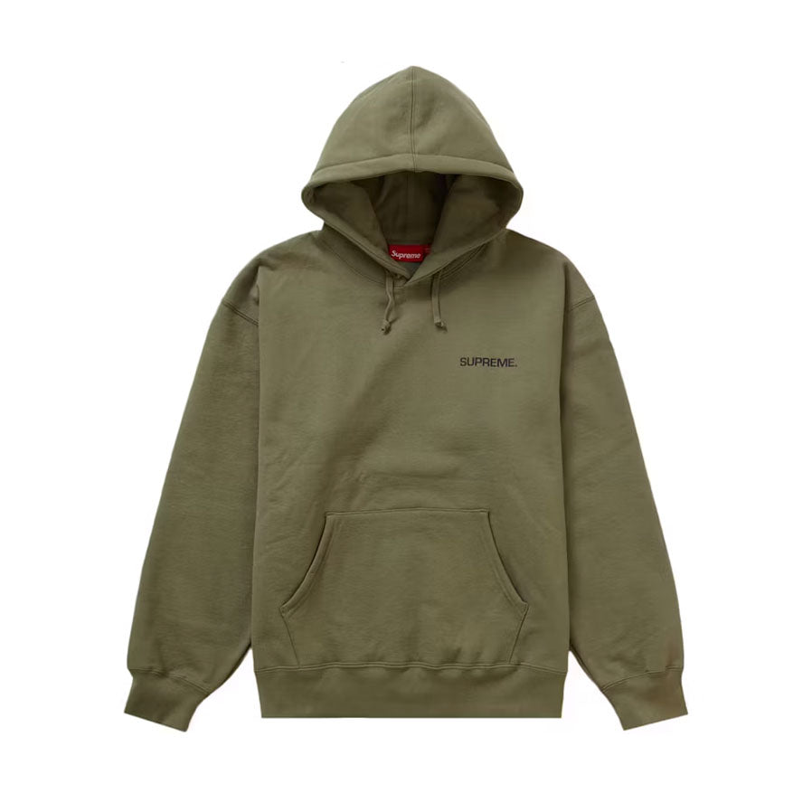Supreme Immortal Hooded Sweatshirt Light Olive [USED] - S (Used)