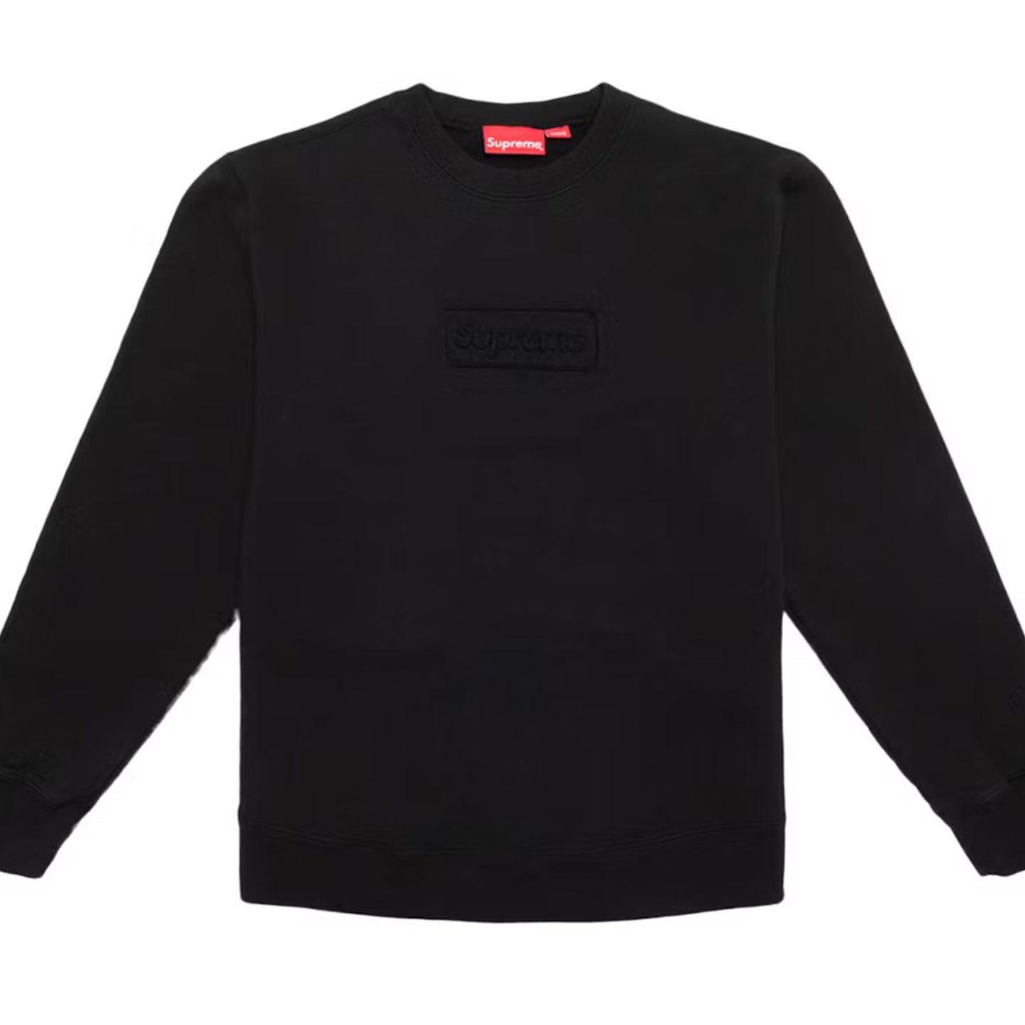 Supreme Cutout Logo Crewneck Black [USED] - M (Used)