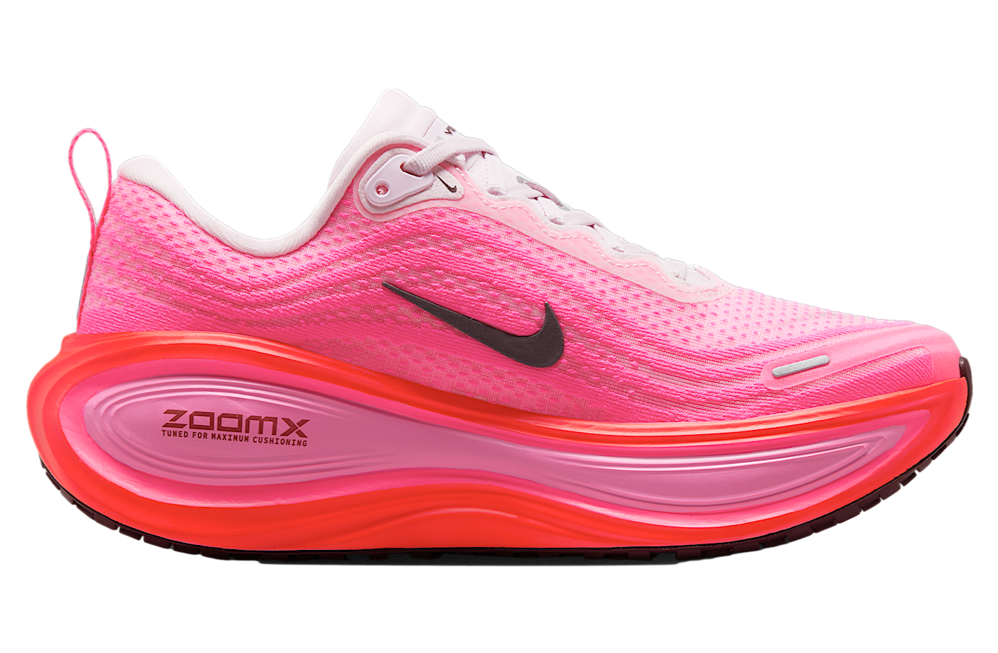 HV8154 604 Nike Vomero Plus Hyper Pink Bright Crimson (Women's)