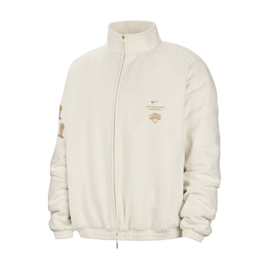 Nike x New York Knicks 2026 NBA Finals Champions Standard Issue Jacket Cream