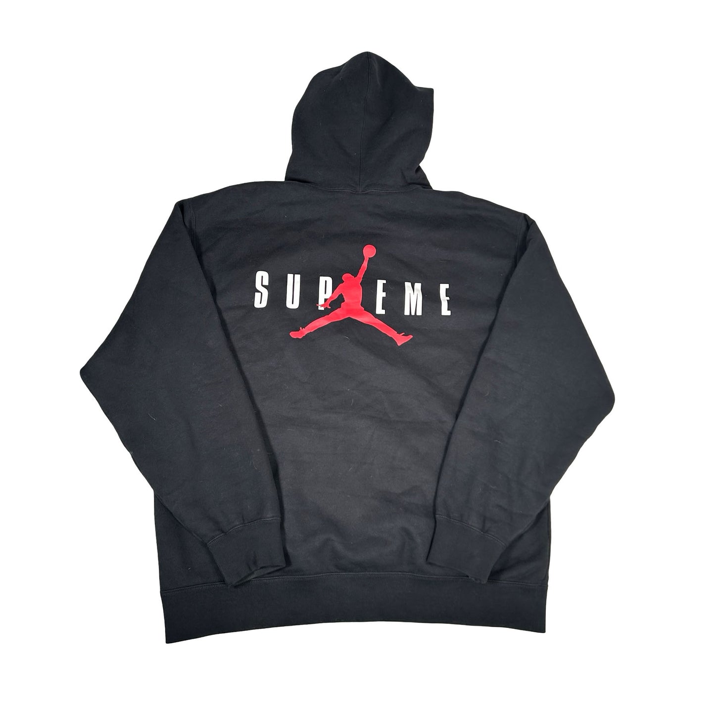 Supreme Jordan Hooded Sweatshirt (FW24) Black [USED] - L (Used2)