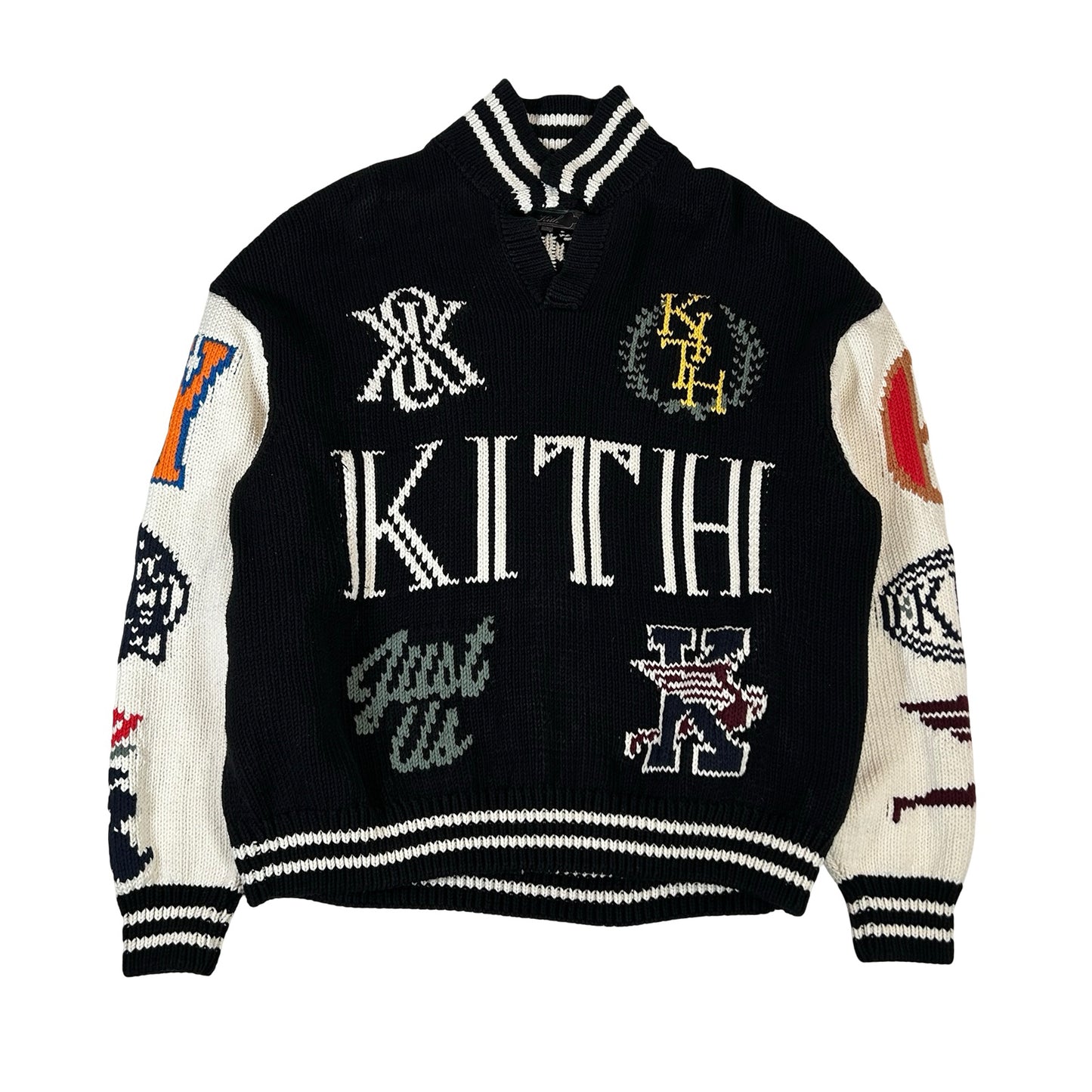 Kith Nelson Rugby Sweater Black [USED] - S (Used)