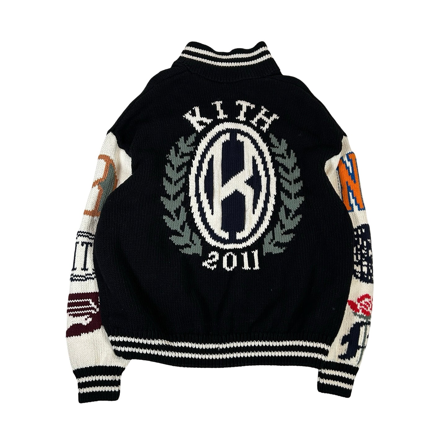 Kith Nelson Rugby Sweater Black [USED] - S (Used)