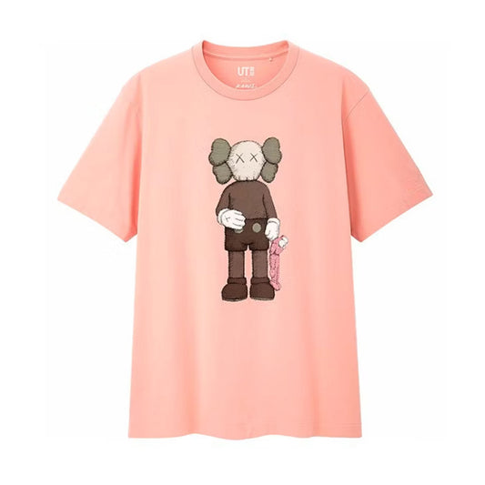 KAWS x Uniqlo Companion Tee Pink