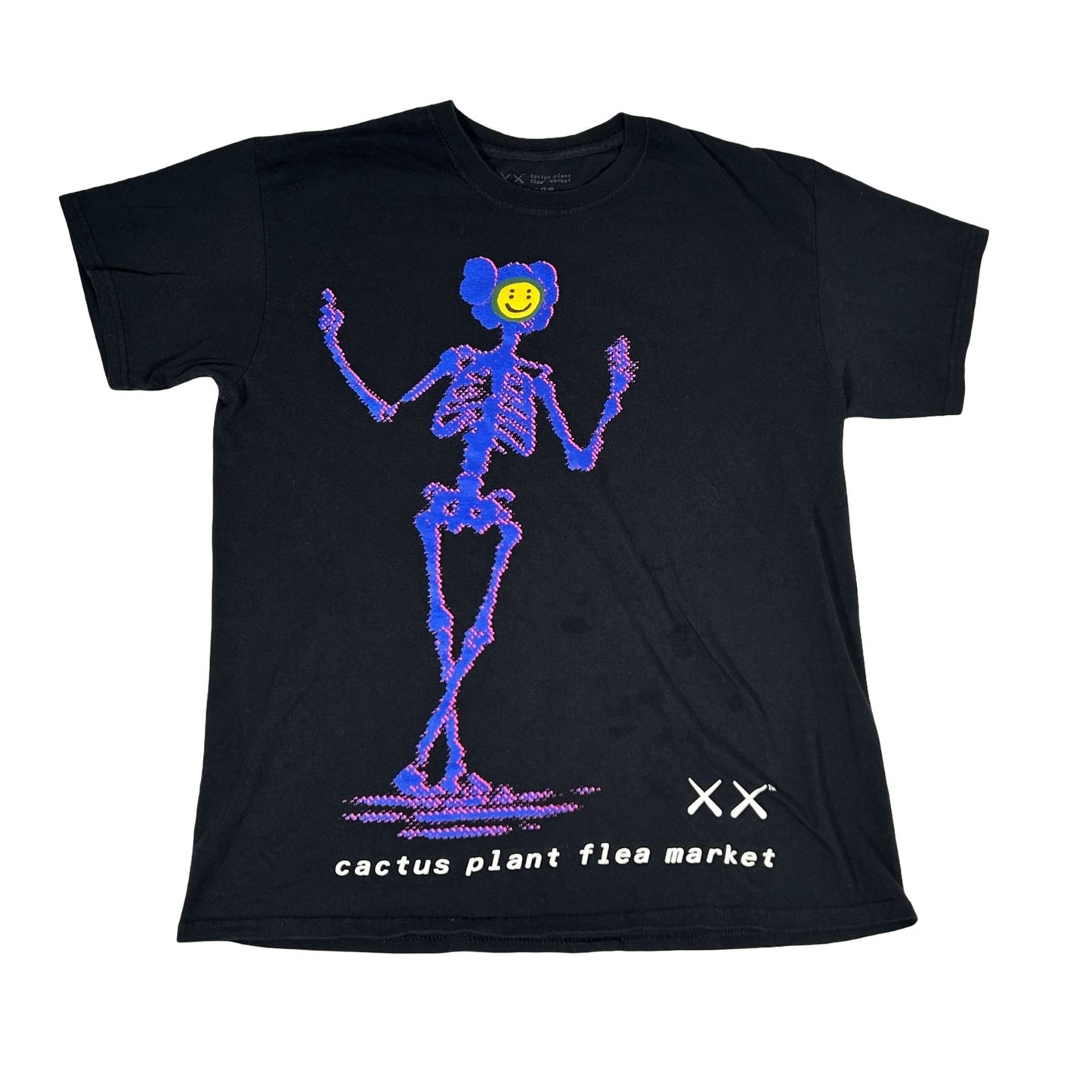 KAWS x Cactus Plant Flea Market T-shirt Black [USED] - L (Used)