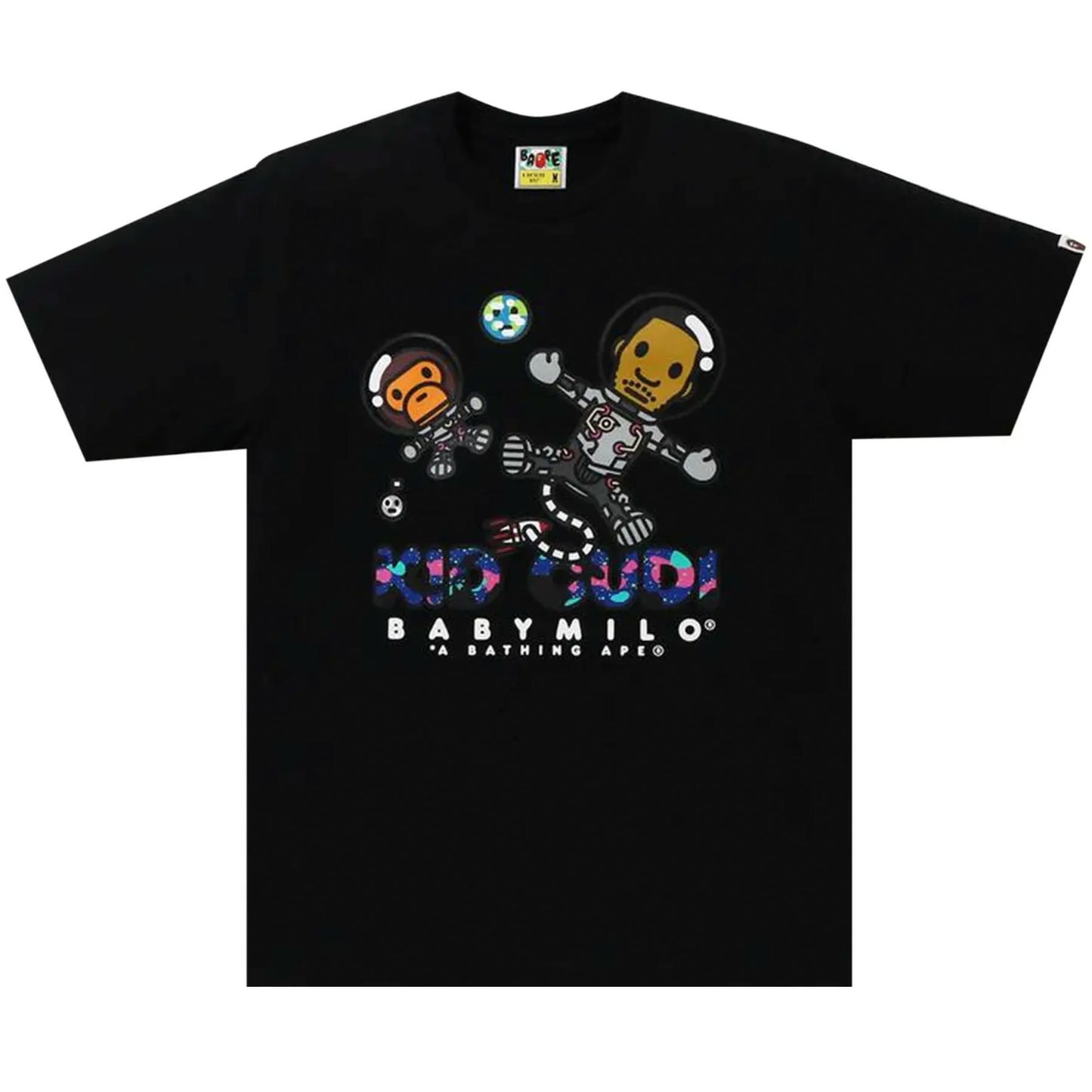 Bape Kid Cudi Baby Milo Moon Man Tee Black [USED] - XL (Used)