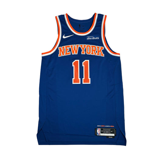 Nike New York Knicks Jalen Brunson #11 Finals Patch Jersey