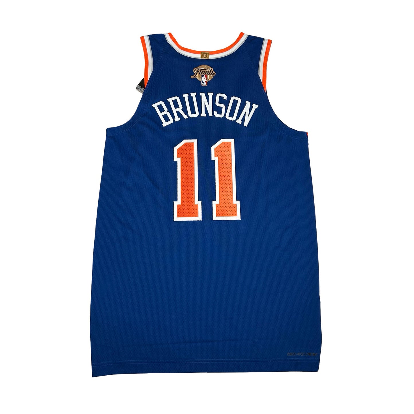 Nike New York Knicks Jalen Brunson #11 Finals Patch Jersey