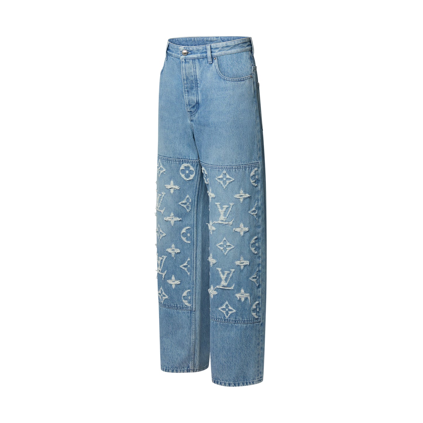 1AGIVD Louis Vuitton Monogram Denim Skate Jeans [USED] - 31 (Used)