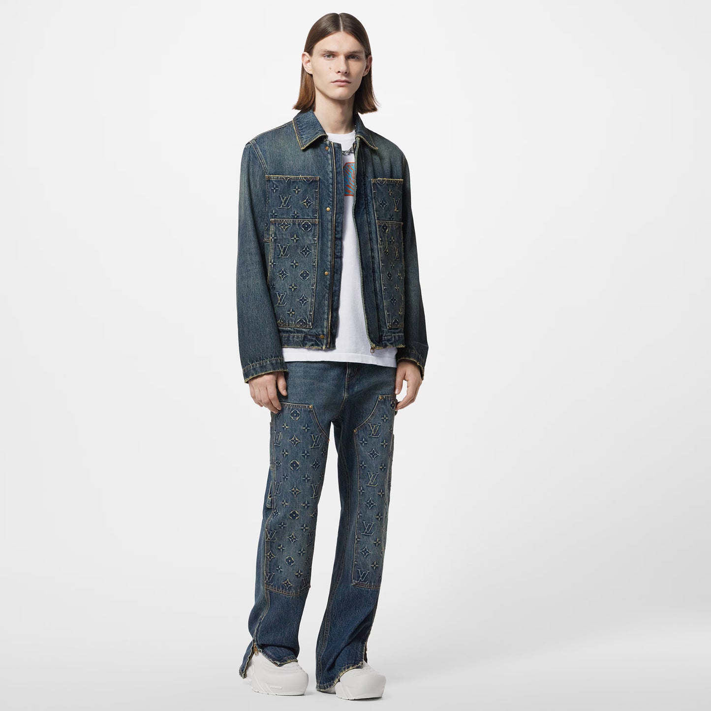 1ABJ73 Louis Vuitton Workwear Denim Jacket