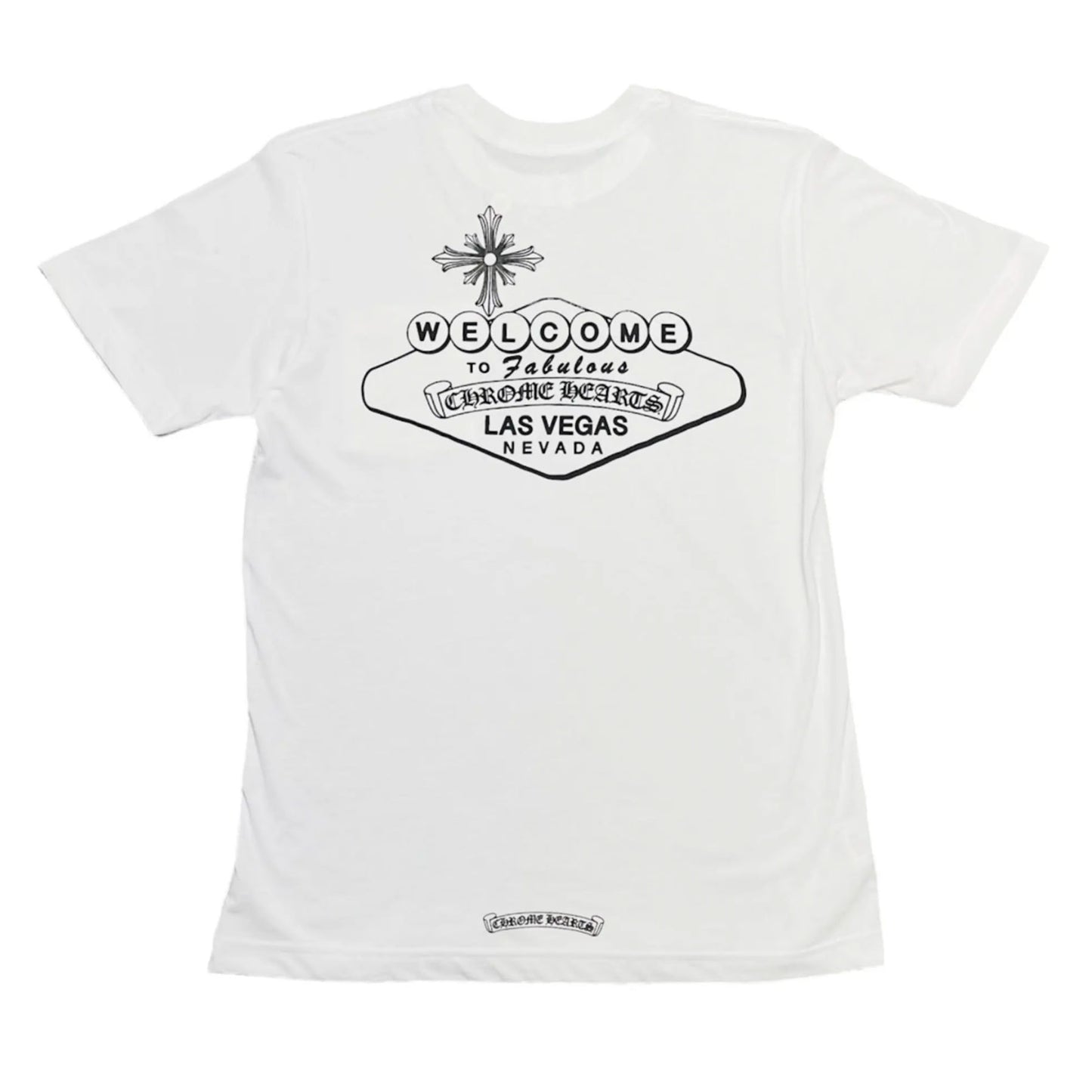 Chrome Hearts Las Vegas Tee White [USED] - L (Used)