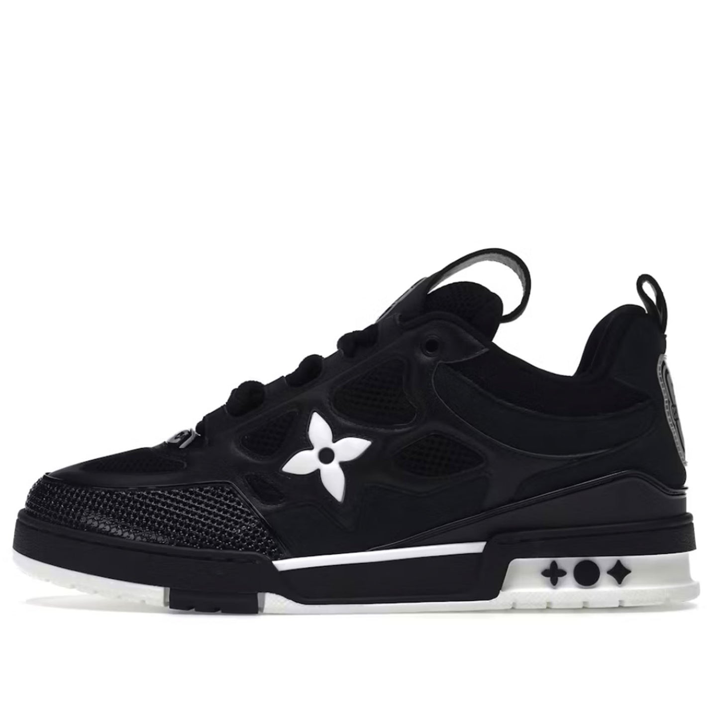 1AARR1 Louis Vuitton LV Skate Sneaker Black White [NO BOX]
