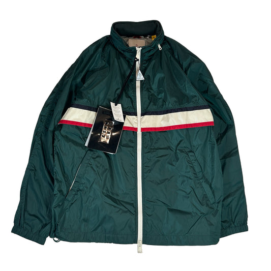 Moncler Genius 2 1952 Allos Contrast Trimmed Nylon Jacket Green [USED] - 4XL (Used)
