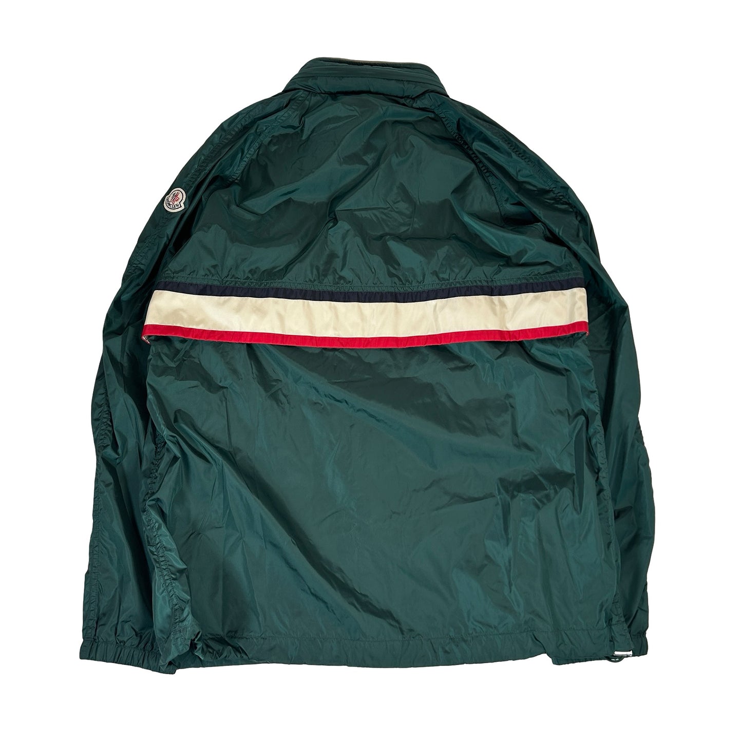 Moncler Genius 2 1952 Allos Contrast Trimmed Nylon Jacket Green [USED] - 4XL (Used)