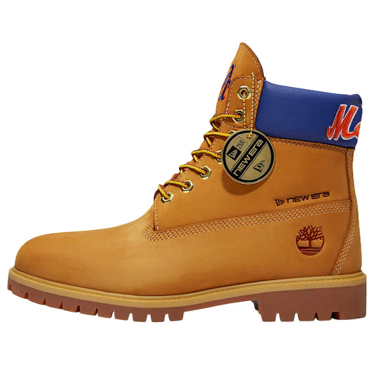 TB0A2J7T AOV Timberland 6" Waterproof Boot New Era x MLB New York Mets Wheat