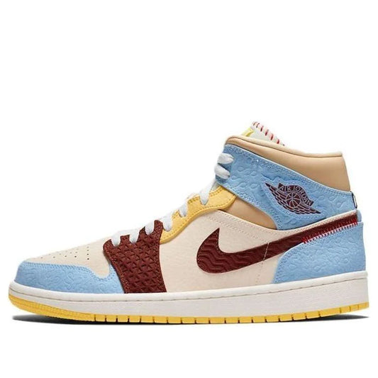CU2803 200 Air Jordan 1 Mid SE Fearless Maison Chateau Rouge