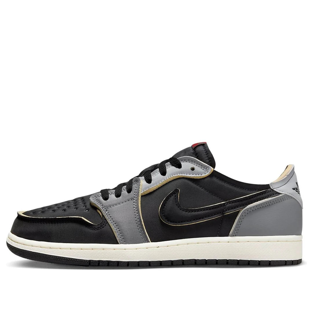 DV0982 006 Jordan 1 Low OG EX Black Smoke Grey