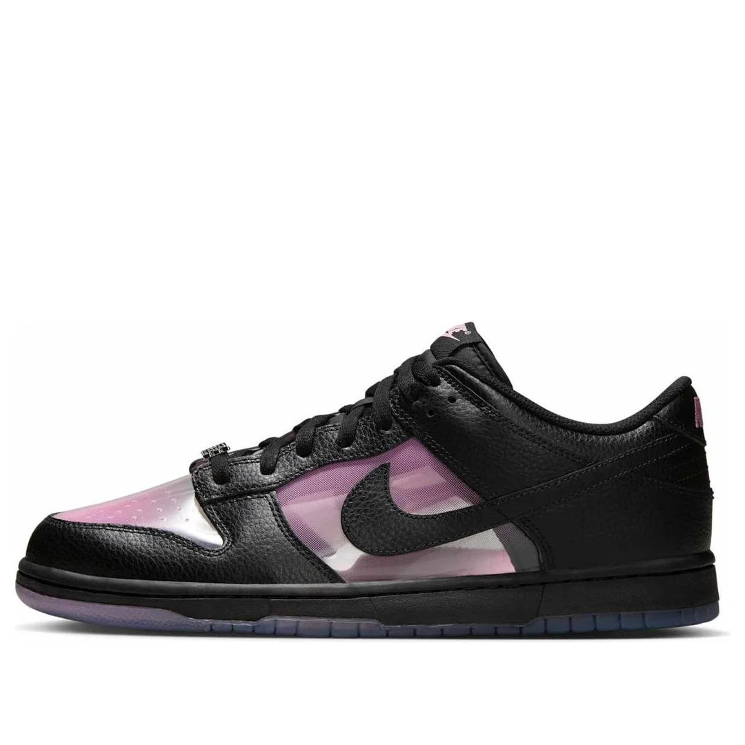 IM3077 600 Nike Dunk Low Retro Transparent Black Pink Rise