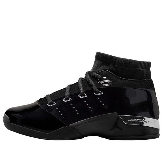 IV7640 001 Jordan 17 Low Black Patent