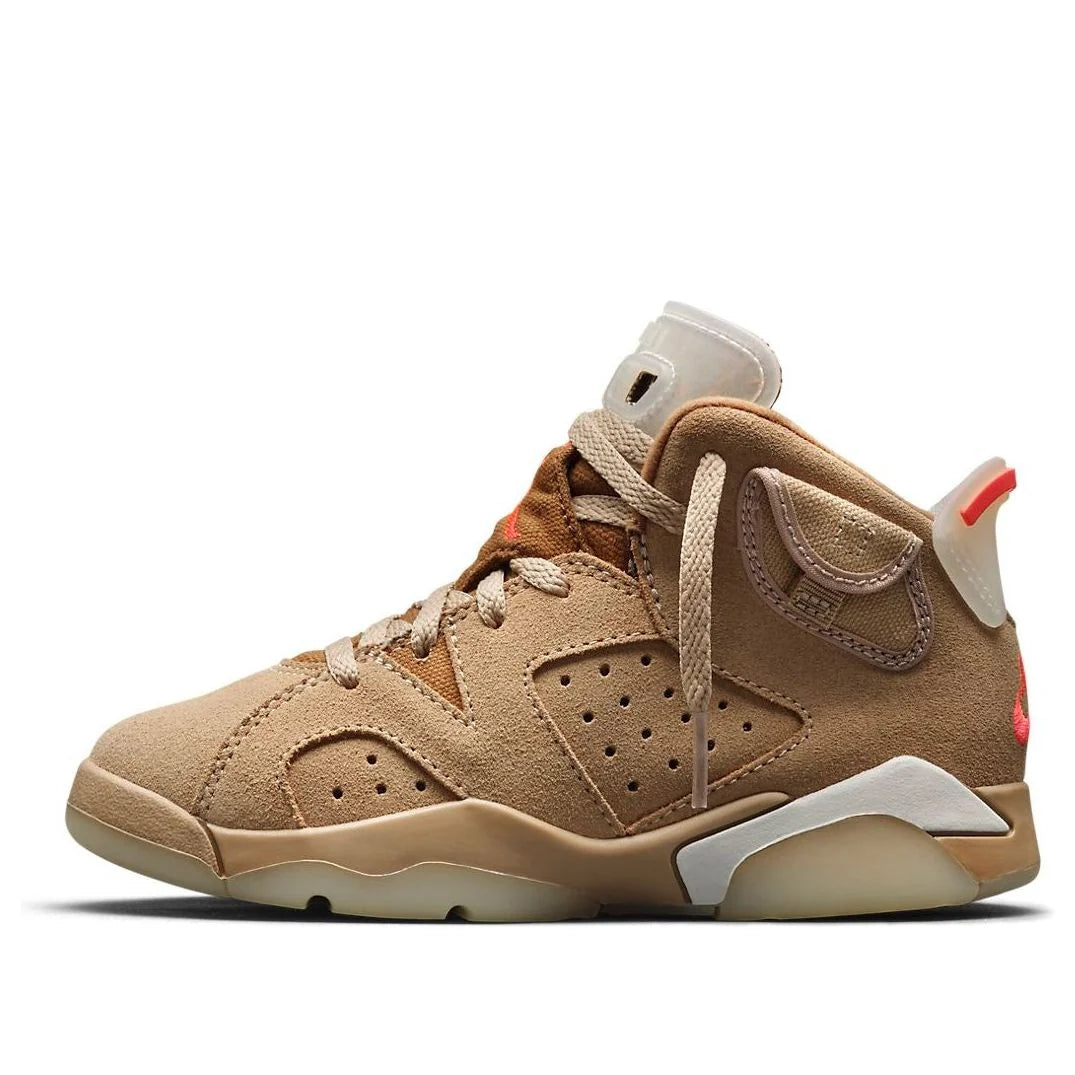 DH0693 200 Jordan 6 Retro Travis Scott British Khaki (PS)