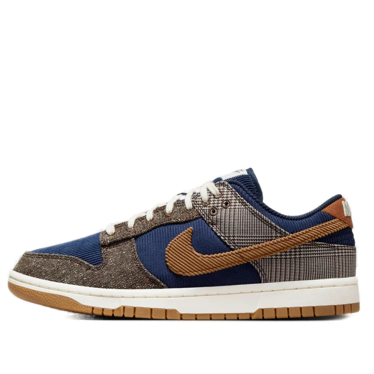 FQ8746 410 Nike Dunk Low Tweed Midnight Navy Corduroy