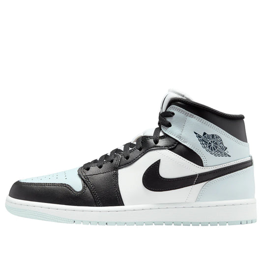 DQ8426 002 Air Jordan 1 Mid Black Aura Squadron Blue