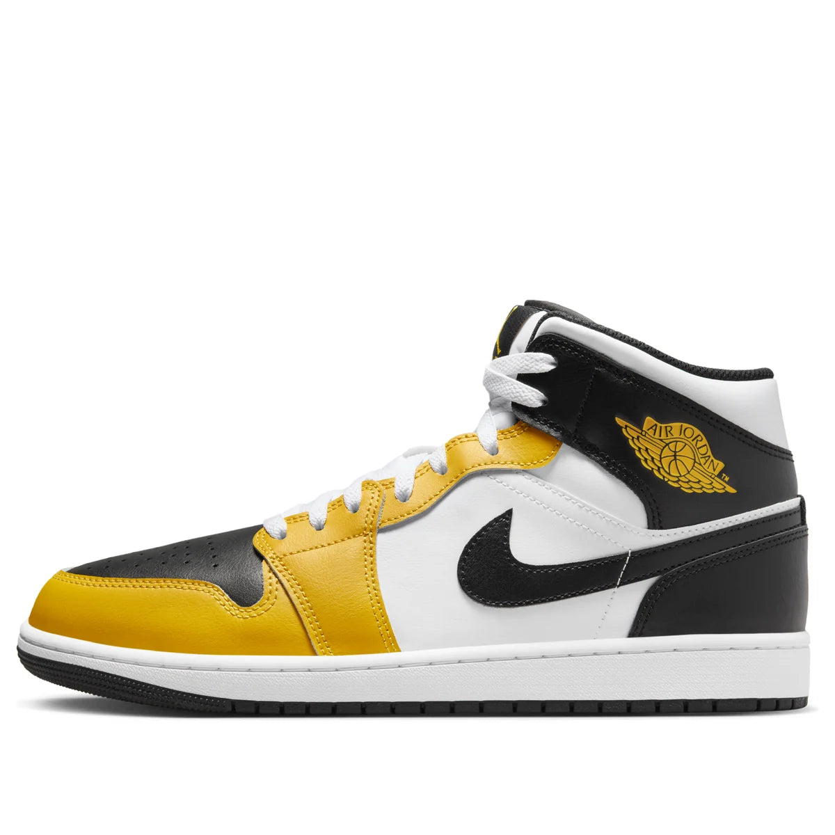 DQ8426 701 Air Jordan 1 Mid Yellow Ochre