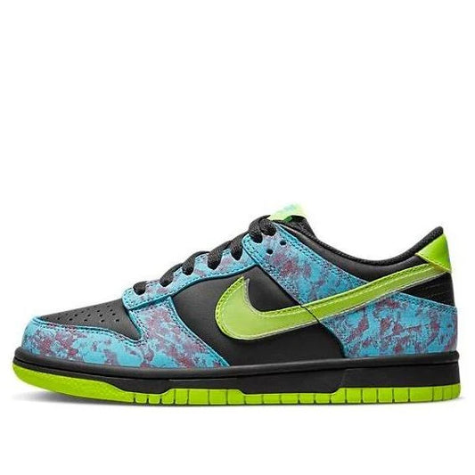 DV1694 900 Nike Dunk Low SE Acid Wash Baltic Blue Volt (GS)