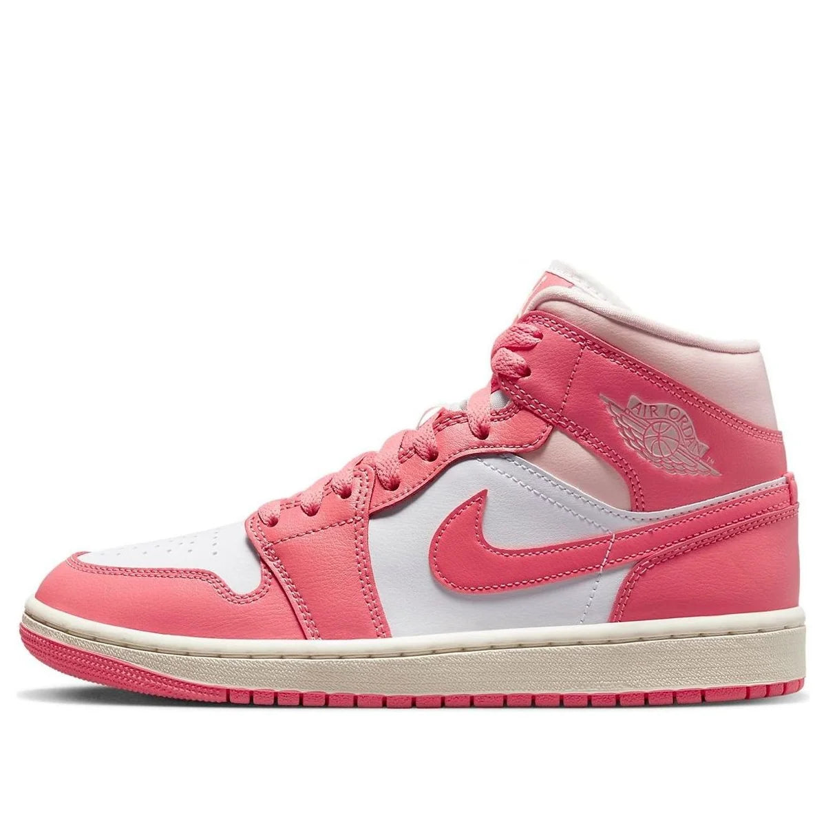 BQ6472 186 Jordan 1 Mid Strawberries and Cream (Women's)