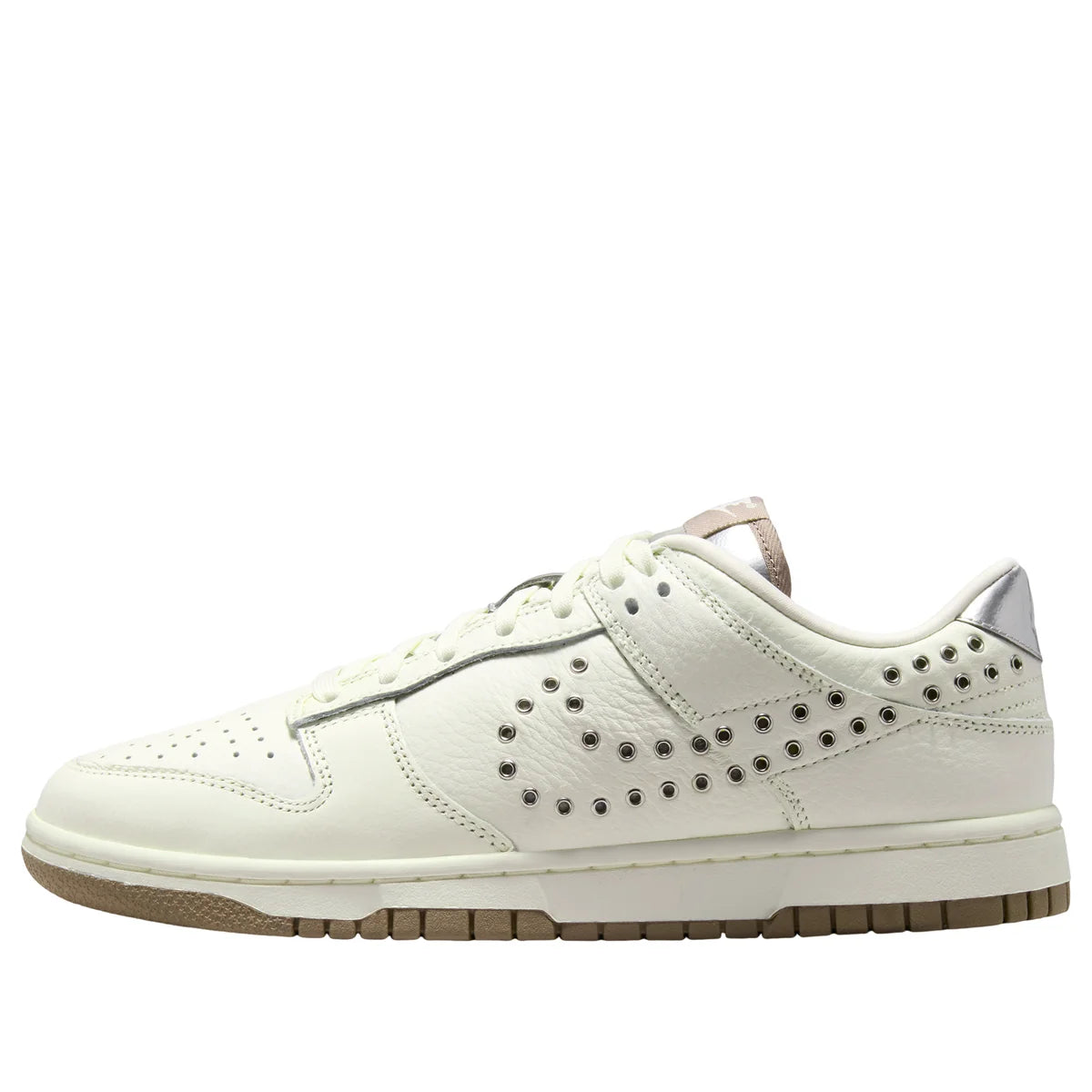 IU3488 133 Nike Dunk Low Sail Silver Mink Brown (Women's)