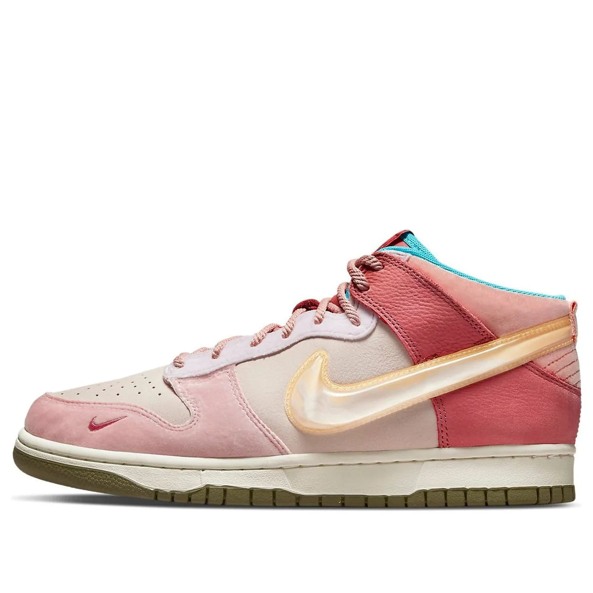 DJ1173 600 Nike Dunk Mid Social Status Free Lunch Strawberry Milk [NO BOX]