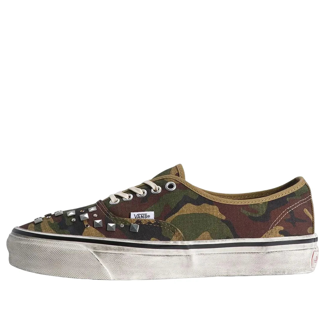 VN00OD9NWVD Vans Premium Authentic Woodland Camo Green