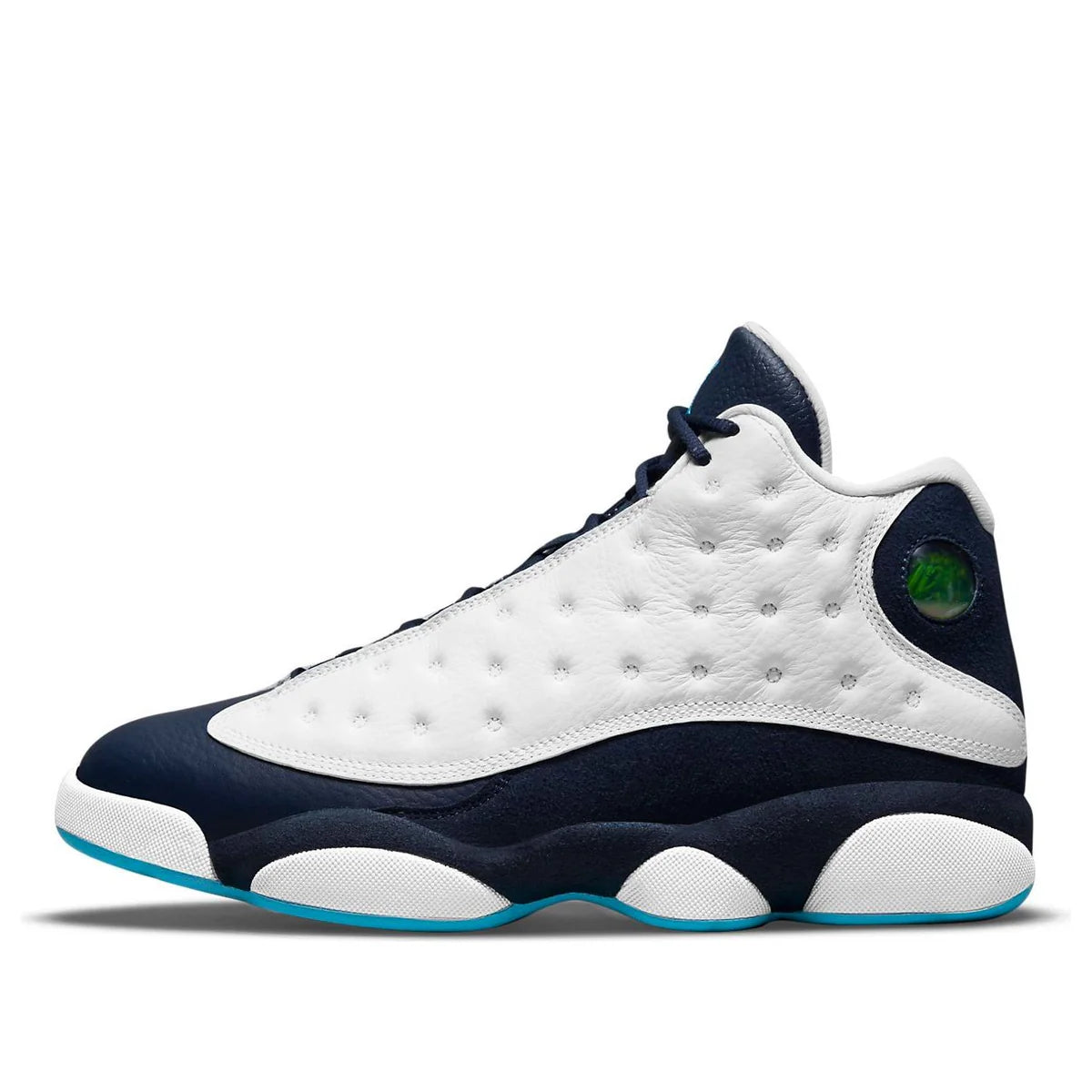 414571 144 Air Jordan 13 Retro Obsidian Powder Blue White
