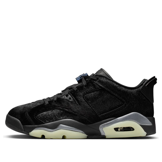 IO9786 001 Air Jordan 6 Retro Low Blackout (Women's)