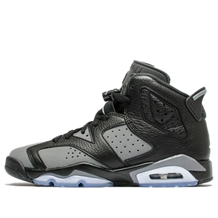 384665 010 Air Jordan 6 Retro Black Cool Grey (GS)