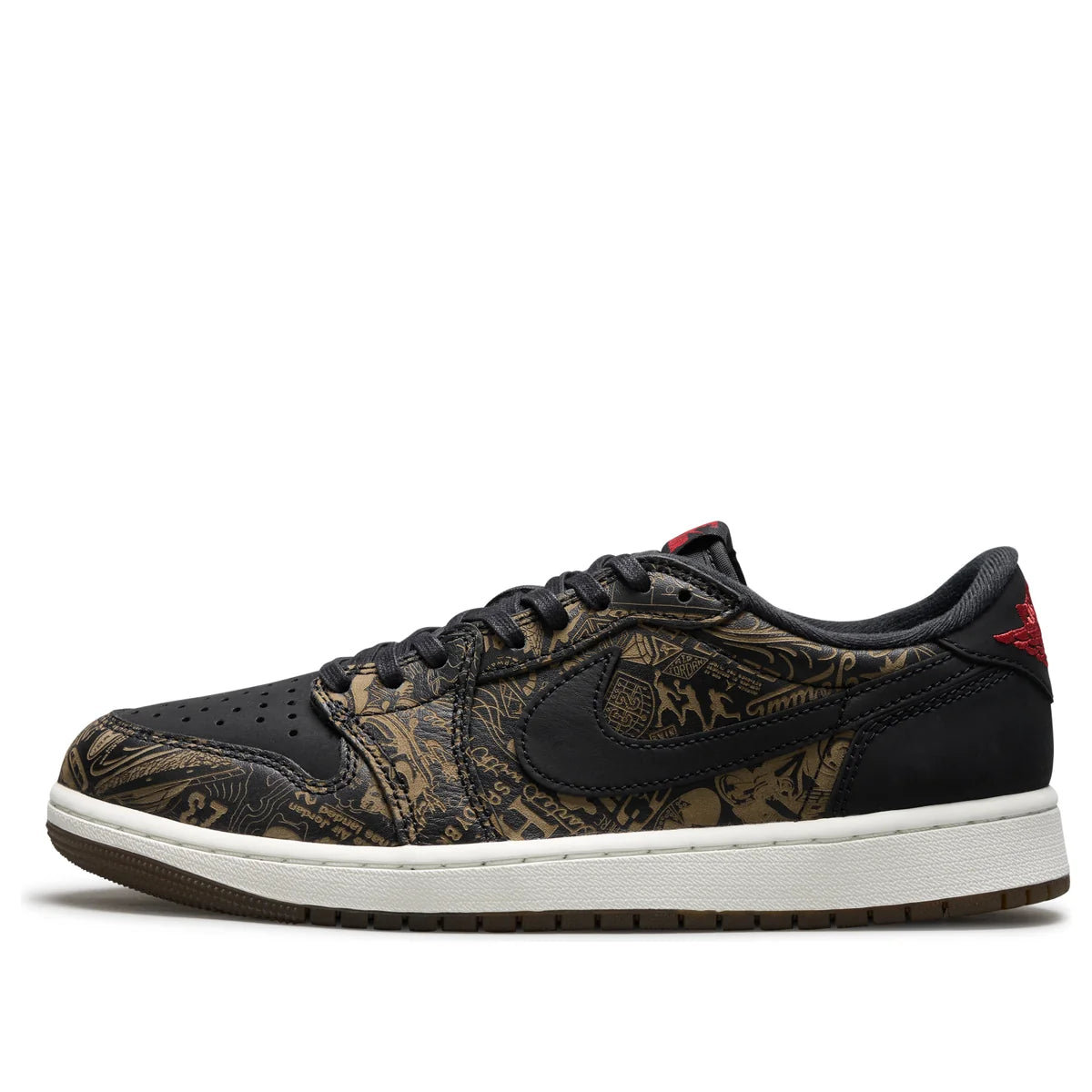 IV6750 001  Air Jordan 1 Retro Low OG Laser Black University Red
