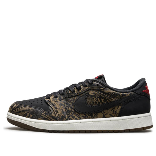 IV6750 001  Air Jordan 1 Retro Low OG Laser Black University Red