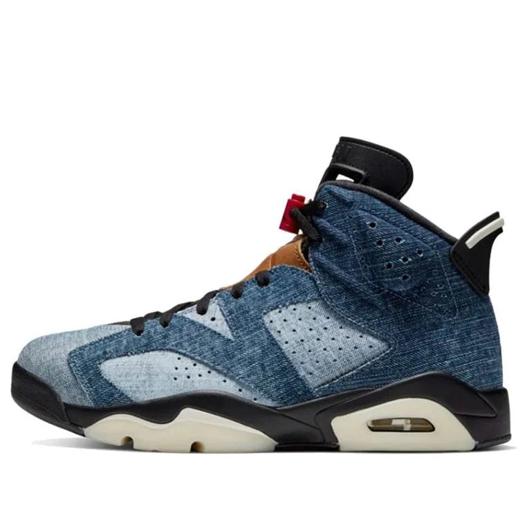 CT5350 401 Air Jordan 6 Retro Washed Denim
