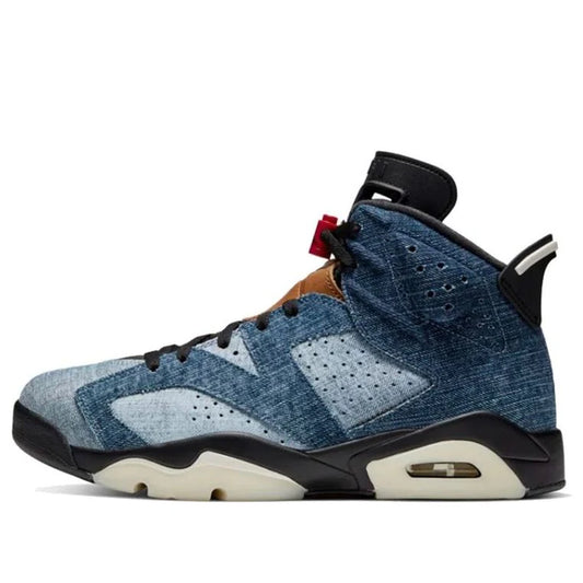 CT5350 401 Air Jordan 6 Retro Washed Denim