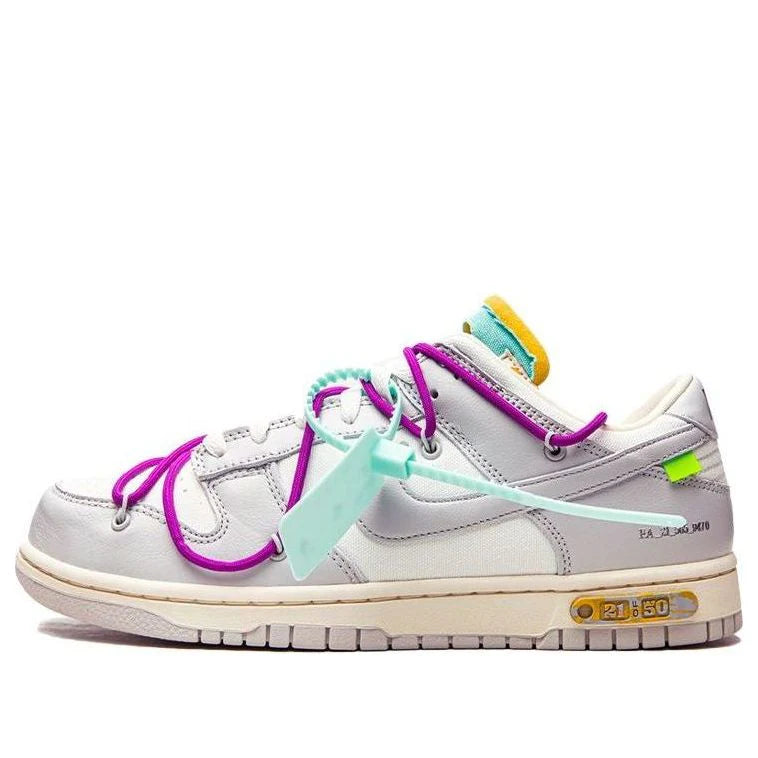 DM1602 100 Nike Dunk Low Off-White Lot 21