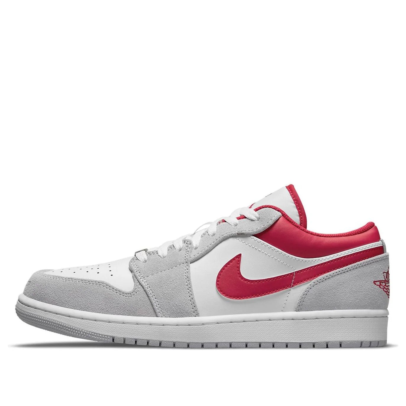 DC6991 016 Air Jordan 1 Low SE Light Smoke Grey Gym Red