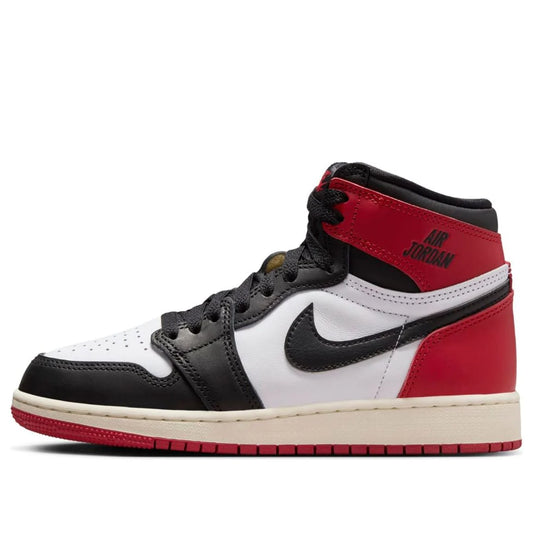 FD1437 106 Jordan 1 Retro High OG Black Toe Reimagined (GS)