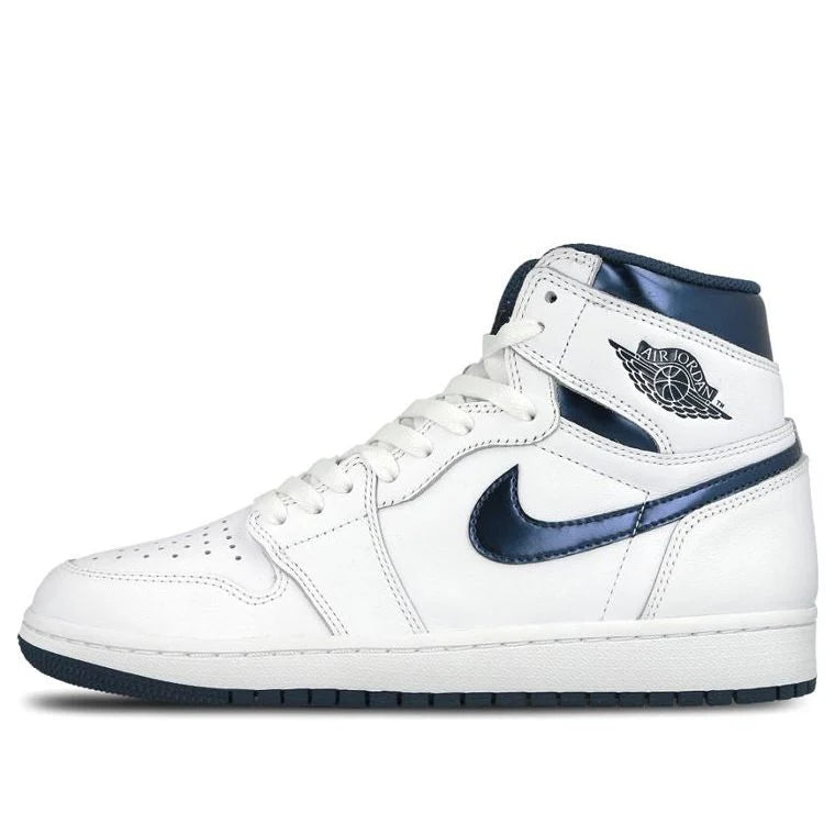 555088 106 Air Jordan 1 Retro Metallic Navy (2016)