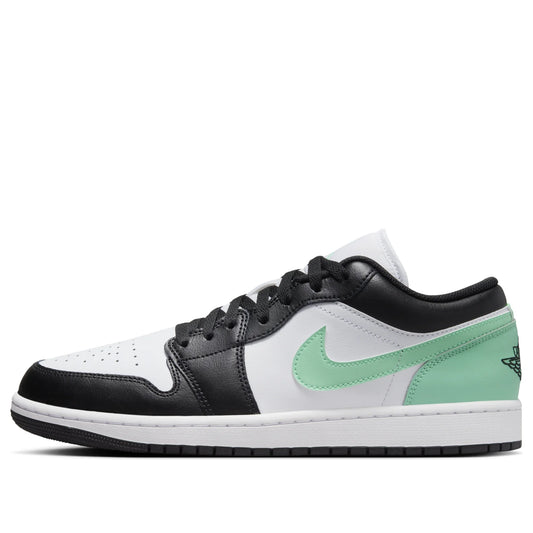553558 131 Air Jordan 1 Low Green Glow